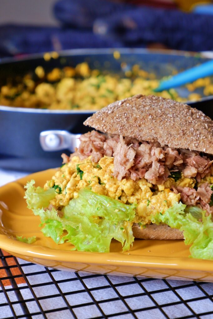 波菜炒豆腐（旦）堡