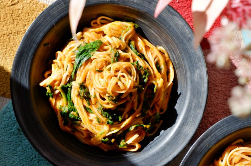 烤南瓜茄汁義大利麵