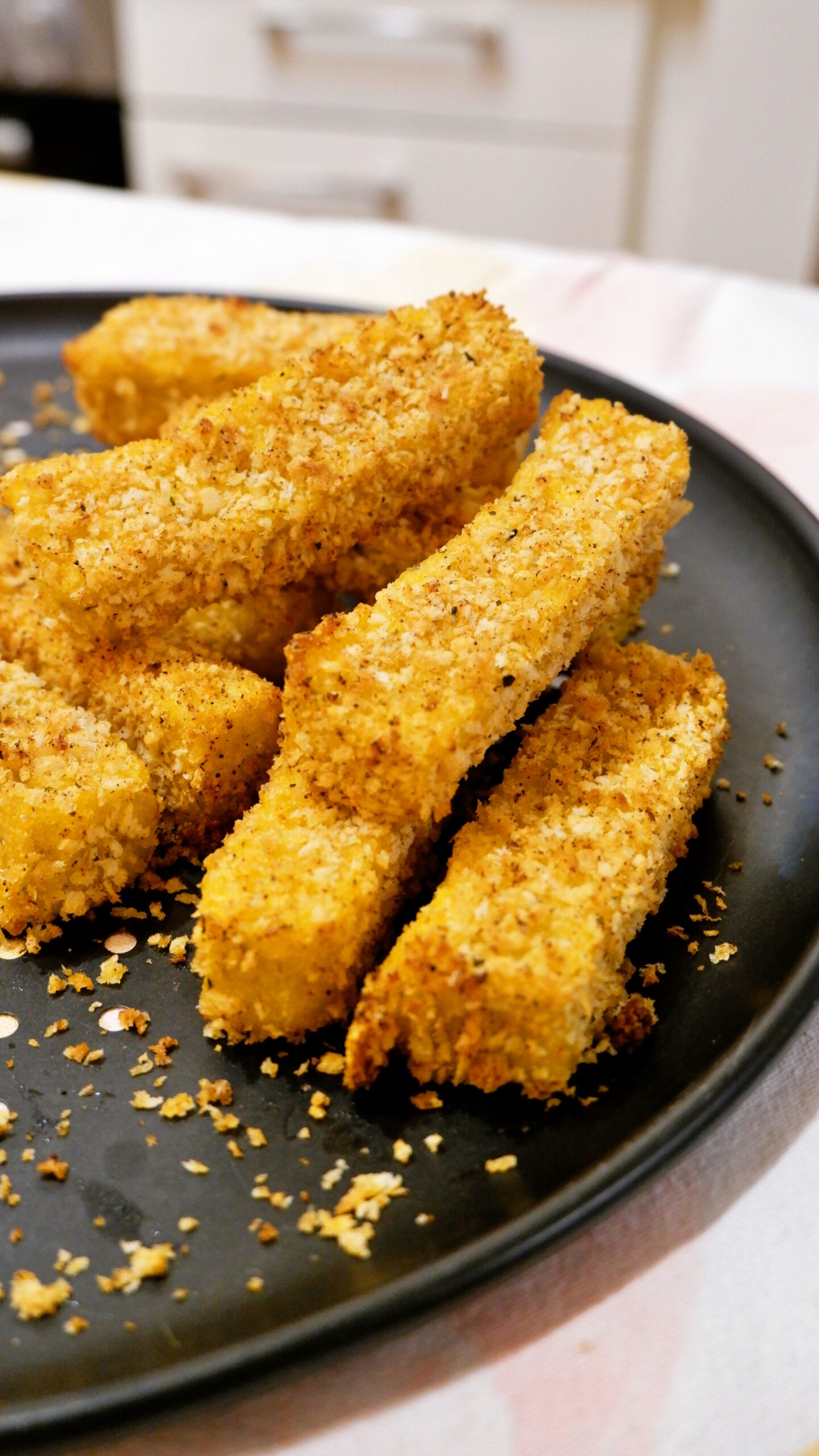 氣炸鍋烤義式玉米糕薯條（義式波倫塔薯條）