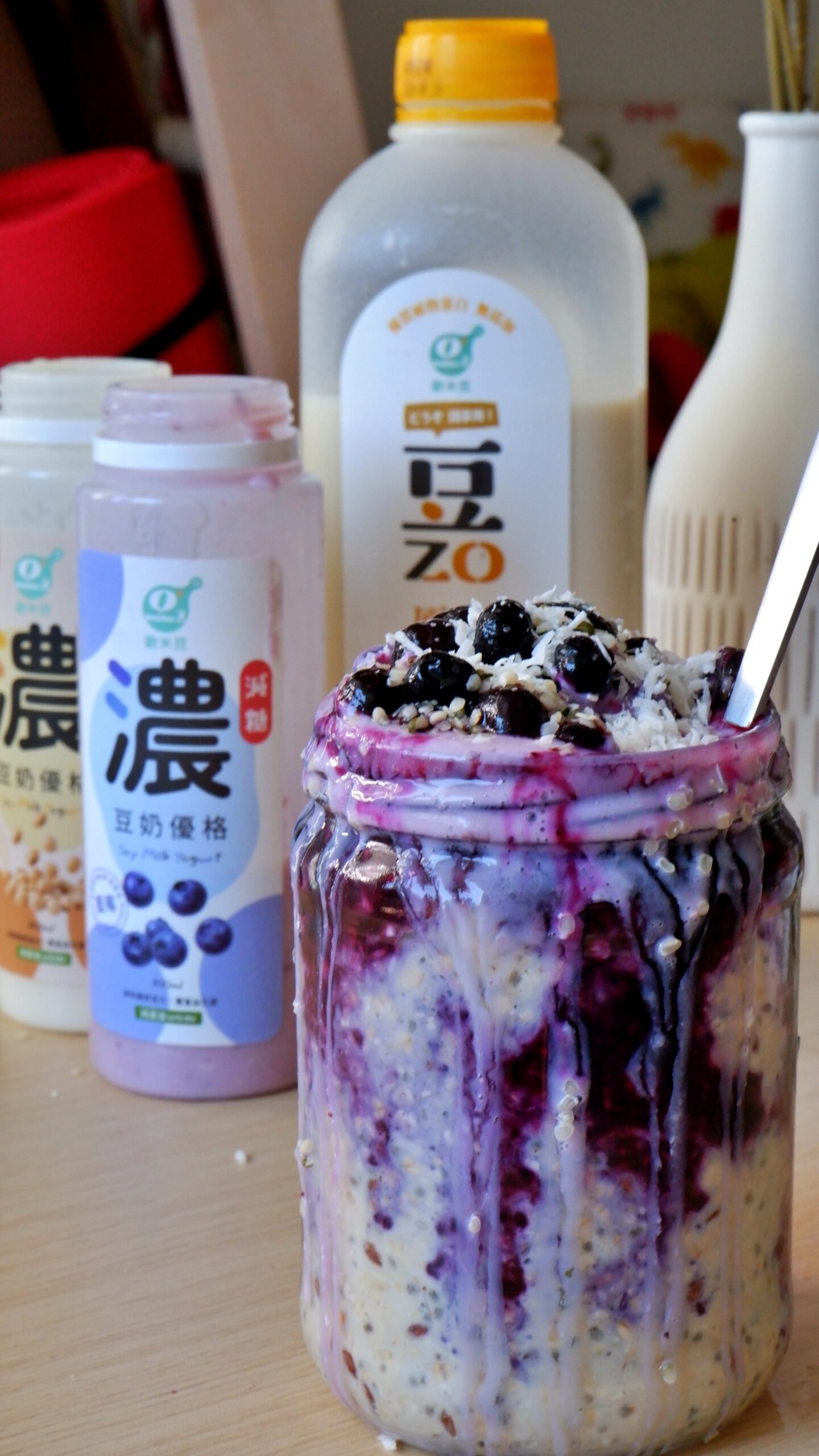 高蛋白藍莓燕麥